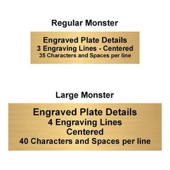 Monster Fantasy Football Champion Trophy | FFL Beast Award – 6.5 or 10 Inch