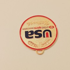 USA United Spirit Association Nationals Medal Gold Cheerleading Award 2″ Varsity