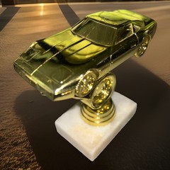 Corvette C4 Trophy w/Marble Stand
