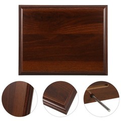 2pcs DIY Trophy Plaques Blank: 9.8×7.9 Inch Wood Plaque Display Base – Business