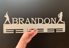 Personalized Medal Metal Holder Custom Name Football Baseball Running Gymnastics