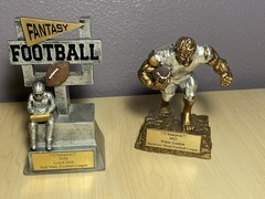Fantasy Football Trophy Lot – Champion Awards – Resin Statues