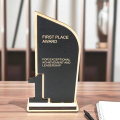 Award – Trophy Award 1st 2nd 3rd Place – 9×5 Inches