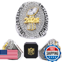 Noblehead 2025 Fantasy Football Championship Ffl Champion Trophy Silver Tone