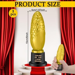 Tondiamo Small Trophy 6″ Plastic MVP Award Funny Game Recognition Gift