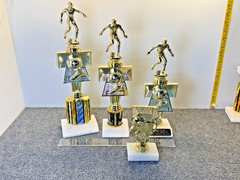 Soccer Trophy -MVP- Marble Base -Engraving Included-Ships Free -10″