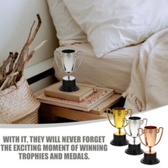6PCS Trophy Decor Celebration Competition Trophy Winner Trophy Award Trophy