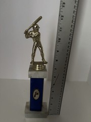 VINTAGE 1987 Sacred Heart McMillan 1st LITTLE LEAGUE BASEBALL TROPHY 12” TALL
