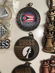 36 ~ 2-2 1/4″ Metal Award Medals, Pendants for Ribbons, Chess Trophies