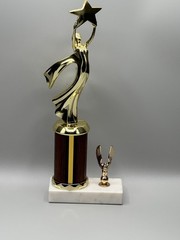 Honor & Excellence Award – Trophy Flowing- StarVictory – Free Engrave & Ship
