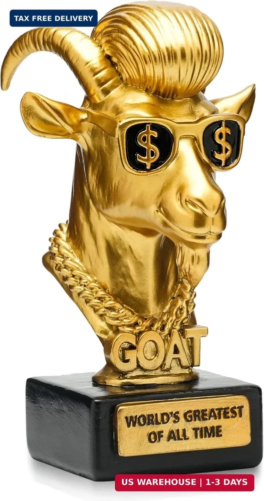 Goat Trophy Awards – Resin Fantasy Football Trophy – Football Trophy Awards and