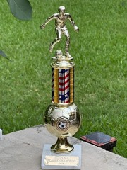 Soccer Trophy 12.5″ Champion-MVP -Top Scorer Golden Boot -Engrave & Ship Free