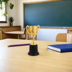 2 Pcs Art Reusable Plastic Trophy Award Academic Excellence Medal Awards Medals