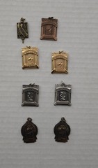 Vintage 1960s Swimming Water Polo Medal Charm Lot Moore League JC Awards