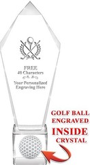 Crown Awards Crystal Golf Trophies 11 Custom Golf Tournament Trophy Engraving