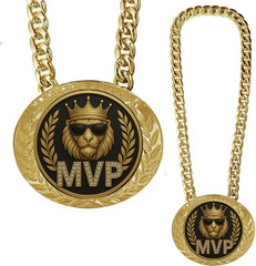 6″ Goat Medal Champion Chain – Sports Award Medal for Football, Soccer, Basketba