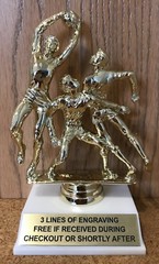Soccer Trophy – Free Engraving – Assembly Required