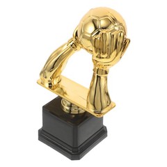 Mvp Trophy Football Golden Award Trophies Gloves Statue Goalkeeper
