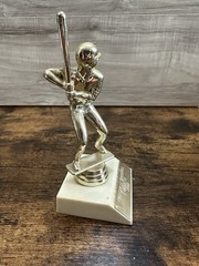 Vintage 1998 Sport Trophy Baseball Pikesville Midgets Plastic Free Shipping