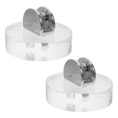 2Pcs Reusable Acrylic Display Easels for Glass Art Creation and Award Medals