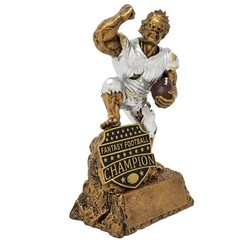 Monster Fantasy Football Champion Trophy | FFL Beast Award – 6.5 or 10 Inch