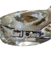 Sterling Cut Glass Golf Trophy / Keepsake 10th Annual Karl Jones Classic 1996