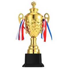Gold Trophy Award – 14.5 Inch Large Trophy Cup for Awards, Sports, & Competition