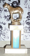 VTG QUARTER HORSE SHOW THOPHY 1960’S 7.75″ TALL ####