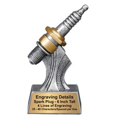 Spark Plug Trophy – Automotive Award (RFC-1081) by DECADE AWARDS