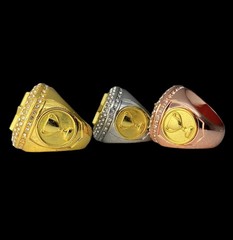 Legacy Rings 1St 2Nd 3Rd Place Championship Trophy Ring Star Award Set Funny