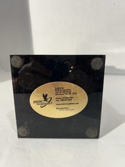 The Cheerleading Worlds Nations Best Championships Trophy Glass Heavy 11”