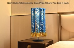 Medal Hanger Display Rotating | Wall-Safe Tabletop Running Stand Black