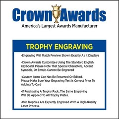 Crown Awards Pig Trophy 10.5 Pig Award Trophy Customize Now