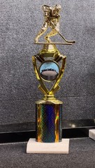 All-Star- Ice Hockey Trophy –MVP – Offense/Defense-Free Shipping & Engraving 14″