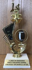 9″ FANTASY FOOTBALL TROPHY – EASY ASSEMBLY REQUIRED