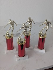 Set of 10inch tall Soccer Trophies