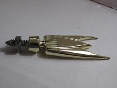 Vintage Metal Victory Wings Trophy Topper Gold Color