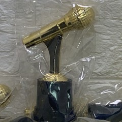 New Karaoke Microphone Plastic Trophy’s Party Gifts Lot Of 7