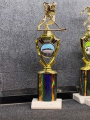 All-Star- Ice Hockey Trophy –MVP – Offense/Defense-Free Shipping & Engraving 14″