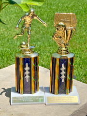 11″ Soccer Trophy -MVP-Best Striker-Champion- Marble- Engraved & Shipped Free