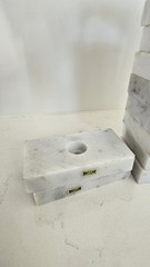 Vintage Lot 19 Made In Italy Marble Trophy Bases Mixed Sizes Craft/Repurpose